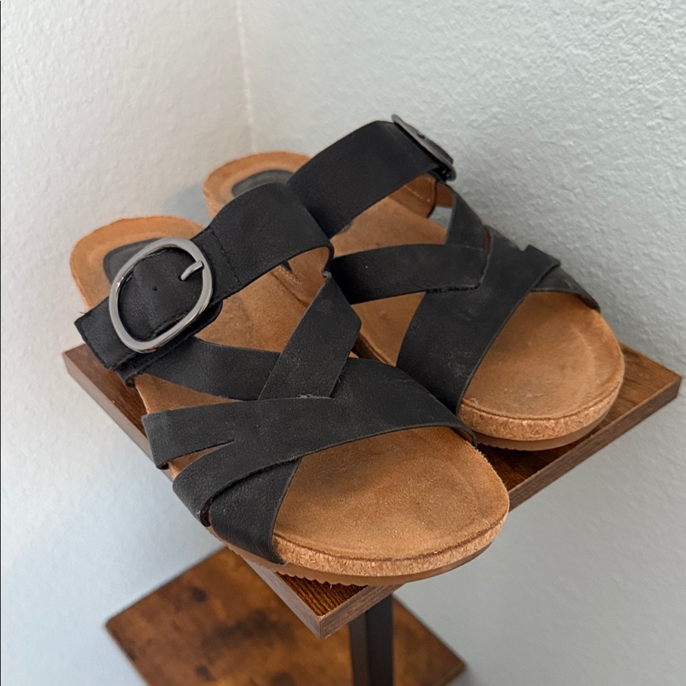 Black Strappy Sandals